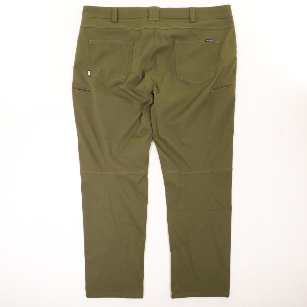 Truewerk EDO Werkpant Men 42x30 Olive Green Stretch Technical Work Utility Pants - Picture 3 of 9